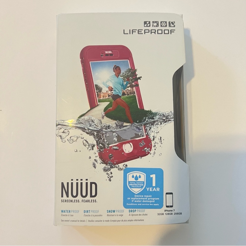 LifeProof Red Waterproof Case for Cell Phones